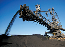 Kaydon Bearings - markets - mining - coal stacker and reclaimer