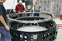 Kaydon Bearings - bearing install for MOSFIRE instrument on telescope, Keck Observatory, Hawaii