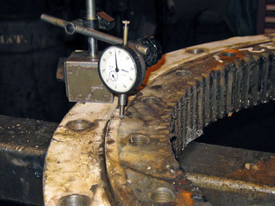 Kaydon bearing remanufacturing program: initial inspection