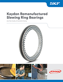 Kaydon Remanufactured Slewing Bearings brochure