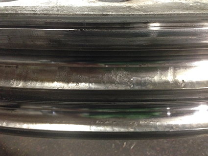 Kaydon Bearings - why pitch bearings fail: lubrication. Surface-initiated fatigue.